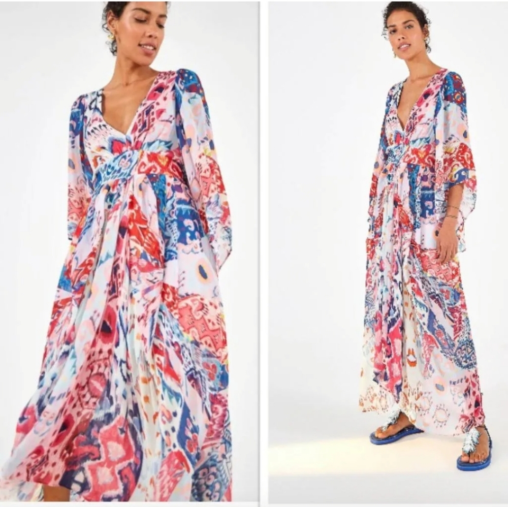 NWT Farm Rio Boboikat Maxi Dress Size Large